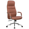 DOBRIN NERO кресло для руководителя с обивкой экокожей, цвет кирпичный (RXT051-13)