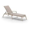 Шезлонги для дачи Шезлонг-лежак плетеный A30C2-W85 Latte с матрасом