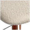 СТУЛЬЯ Стул полубарный Lucas латте букле с ножками цвета орех