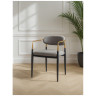 Кресло LORD gray / black / gold