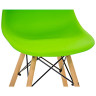 Стулья Стул пластиковый Eames DSW зеленый
