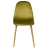 Стулья DC801 Стул мягкий, ОЛИВКОВЫЙ велюр, каркас металл дерево