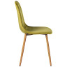 Стулья DC801 Стул мягкий, ОЛИВКОВЫЙ велюр, каркас металл дерево