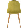Стулья DC801 Стул мягкий, ОЛИВКОВЫЙ велюр, каркас металл дерево