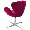 Дизайнерские кресла Кресло SWAN STYLE CHAIR винный, искусственная замша