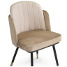 Стулья на металлокаркасе Penelopa beige / light beige / black / gold