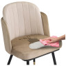 Стулья на металлокаркасе Penelopa beige / light beige / black / gold