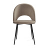 Стулья Ирре светло-коричневый / черный глянец