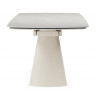 GRIG 165 стол с керамической столешницей, цвет серо-бежевый
