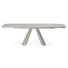 GRIG 165 стол с керамической столешницей, цвет серо-бежевый