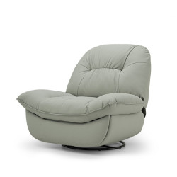 Кресло-реклайнер Eureka EEA02 с откидной спинкой и функцией качания, серый Лаунж-кресло