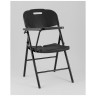 Банкетные стулья банкетный со столиком черный Кейт, пластик, металлический каркас