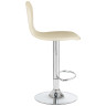 DOBRIN ELISA барный стул с обивкой искусственной кожей, цвет кремовый