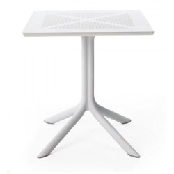 Стол GARDEN 80*80*75 белый обеденный стол с пластиковой столешницей
