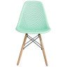 Стулья Стул пластиковый Eames DSW GRID мятный