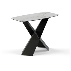 Консоль Tyler 100 керамика матовая, белая Столик консольный