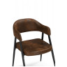 Стул-кресло Twin brown / black