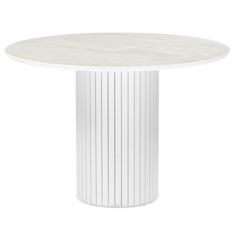 Керамические столы Гравент 110 onyx bianco soft satin / белый