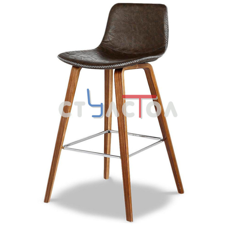 Барный стул JY1733 деревянный