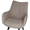 JOEL поворотное стул-кресло с обивкой тканью букле