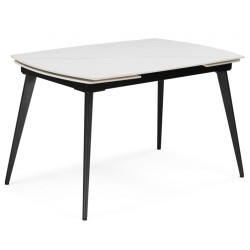 AVEIRO 120 белый мрамор / черный