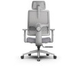 Компьютерные кресла Эргономичное компьютерное кресло FoxGear NETZ One, DGGY, серый
