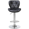 Стул барный DOBRIN BARNY, регулируемый, экокожа, черный, хром