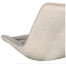 Стулья DC705 Стул мягкий, БЕЖЕВЫЙ#G62-03 велюр, каркас металл белый