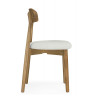 Деревянные стулья Okava 1 бежевая рогожка / светлое дерево