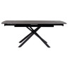 RIVOLI обеденный стол с керамической столешницей, цвет черный мрамор (MATT BLACK MARBLE SOLID CERAMIC) ®DISAUR