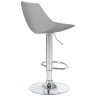 Полубарные стулья Набор 2 шт Стул барный DOBRIN ROCKY, серый