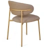 Стулья Стул Adele, шенилл Puffy camel / опоры шампань