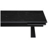 Керамические столы Стол Бэйнбрук 140 х 80 х 76 черный мрамор / черный