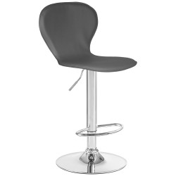 Полубарные стулья дешёвые. DOBRIN ELISA серый Стул полубарный