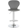 DOBRIN ELISA барный стул с обивкой искусственной кожей, цвет серый