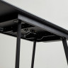 АРУБА 140 стол обеденный, раздвижная столешница с фотопечатью под стеклом, max длина 180 см