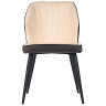 Стулья DC838 Стул мягкий, БЕЖЕВЫЙ ткань, каркас металл черный