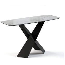 Консоль Tyler 130 керамика глянцевая, белая Столик консольный