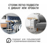 Компьютерные столы Стол многофункциональный Shuttle 80х58х80-130см, светлое дерево, белый