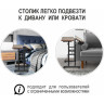 Компьютерные столы Стол многофункциональный Shuttle 80х58х80-130см, светлое дерево, белый