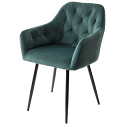 Стул PERU BLUVEL-78 GREEN, велюр M-City