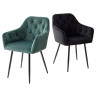 Стулья Стул PERU BLUVEL-78 GREEN, велюр M-City