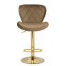 Полубарные стулья Porch dark beige / golden