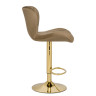 Полубарные стулья Porch dark beige / golden
