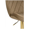 Полубарные стулья Porch dark beige / golden