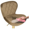 Полубарные стулья Porch dark beige / golden
