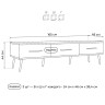 ТВ-тумбы Орсиэль кашемир