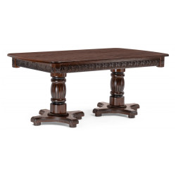 Обеденный стол в классическом стиле. МОРНИТ 180 орех темный / орех Стол обеденный