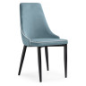 Стулья на металлокаркасе Kora 1 light blue / white / black