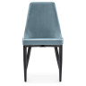 Стулья на металлокаркасе Kora 1 light blue / white / black